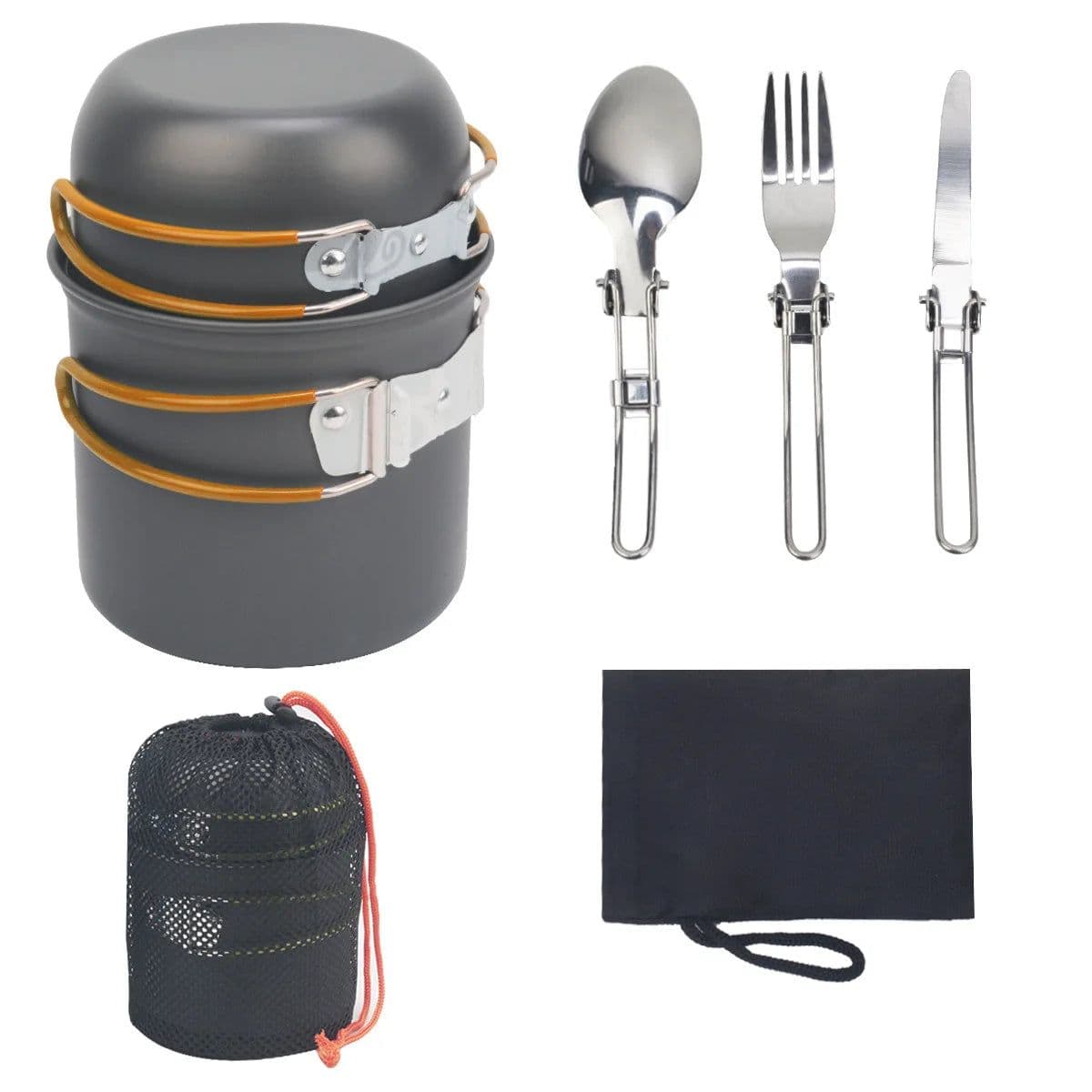 image-IRONDONKEY 1-2 Person Camping Cookware Set