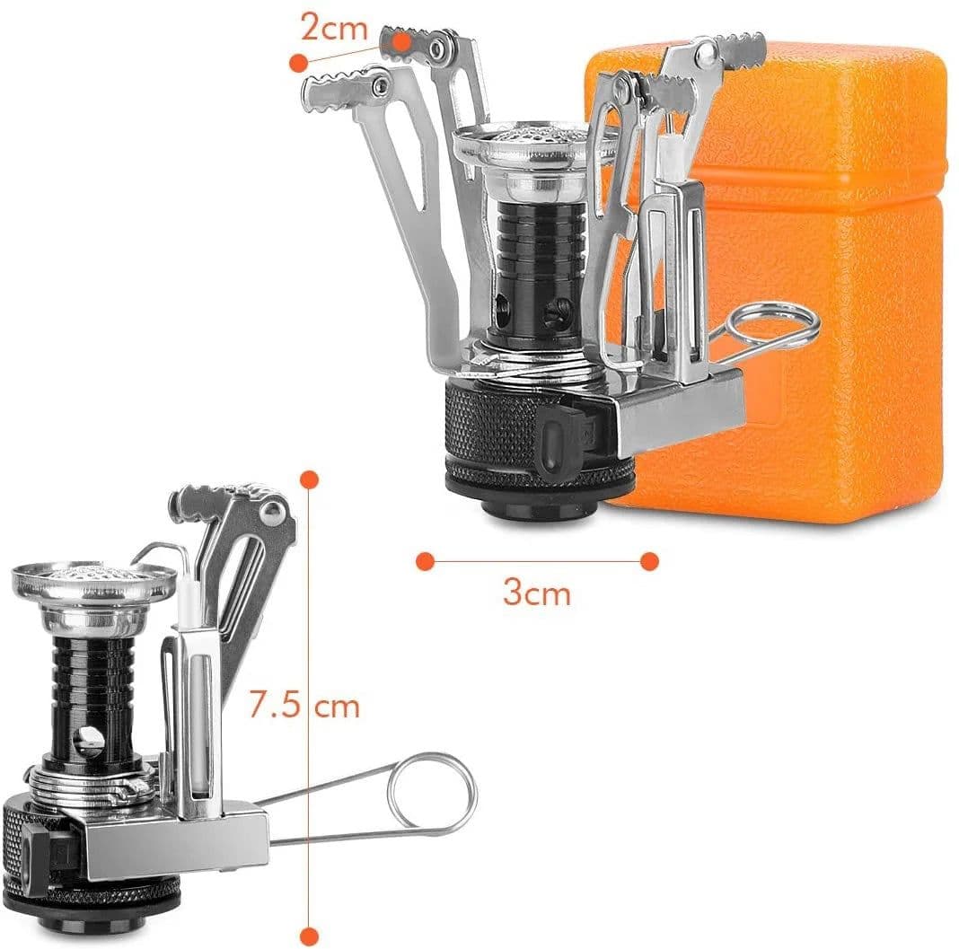 image-IRONDONKEY Camping Cookware Set 10pc with Stove & Cutlery