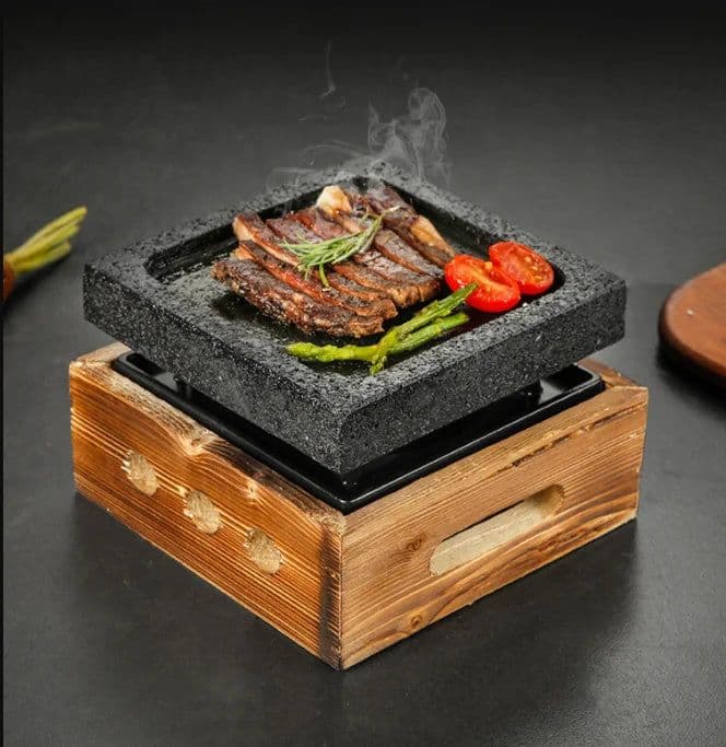 image-QMdesign Square Hot Stone Board SG-001