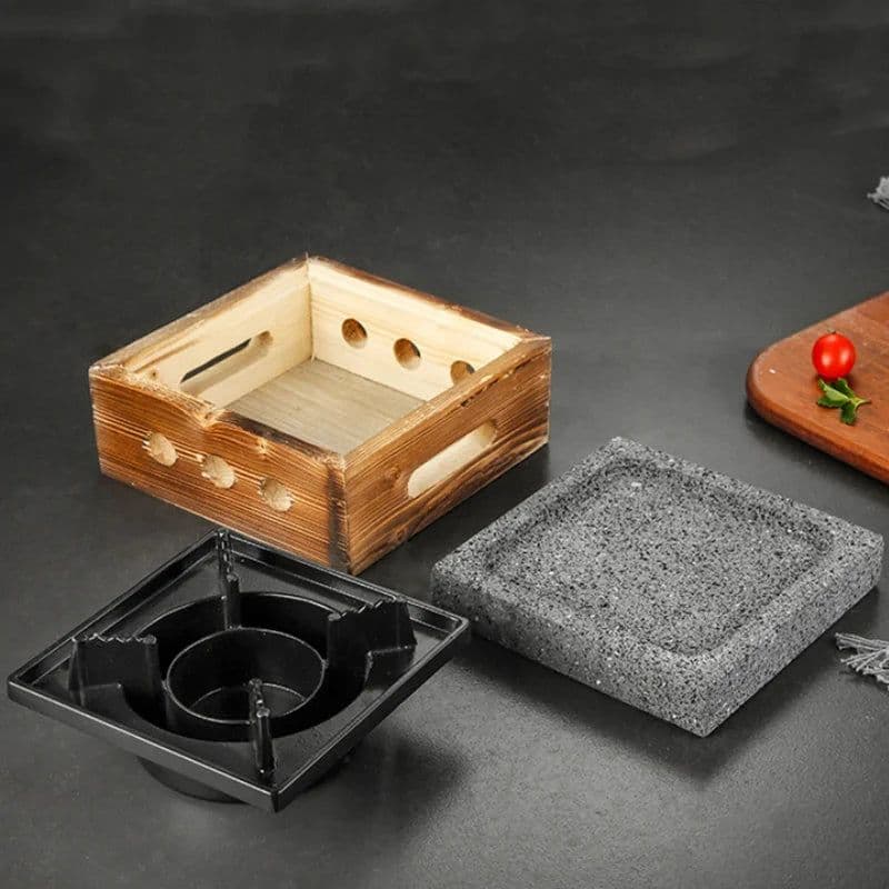 image-QMdesign Square Hot Stone Board SG-001