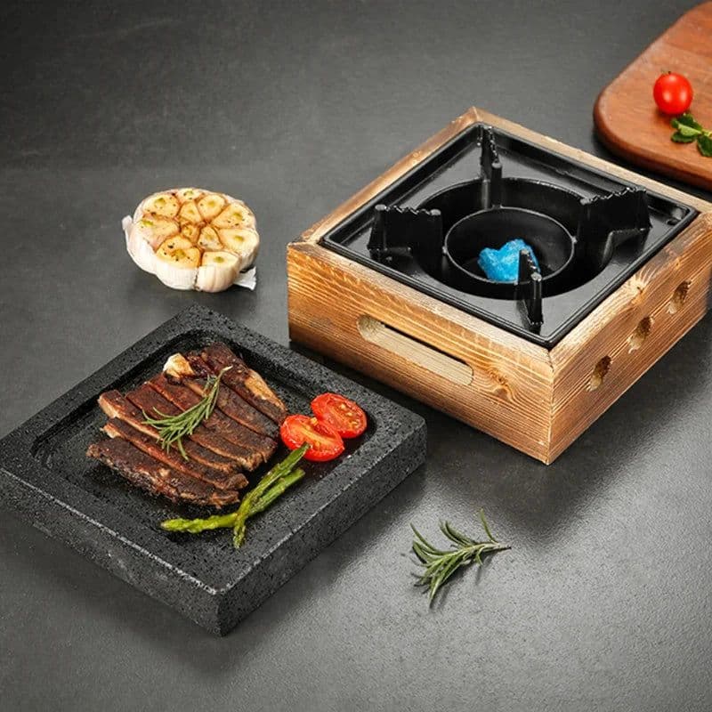 image-QMdesign Square Hot Stone Board SG-001