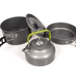 image-Camping Cookware Set Aluminum Alloy 1-2L