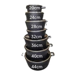 image-14-Piece Aluminum Alloy Non-Stick Cookware Set with Glass Lids