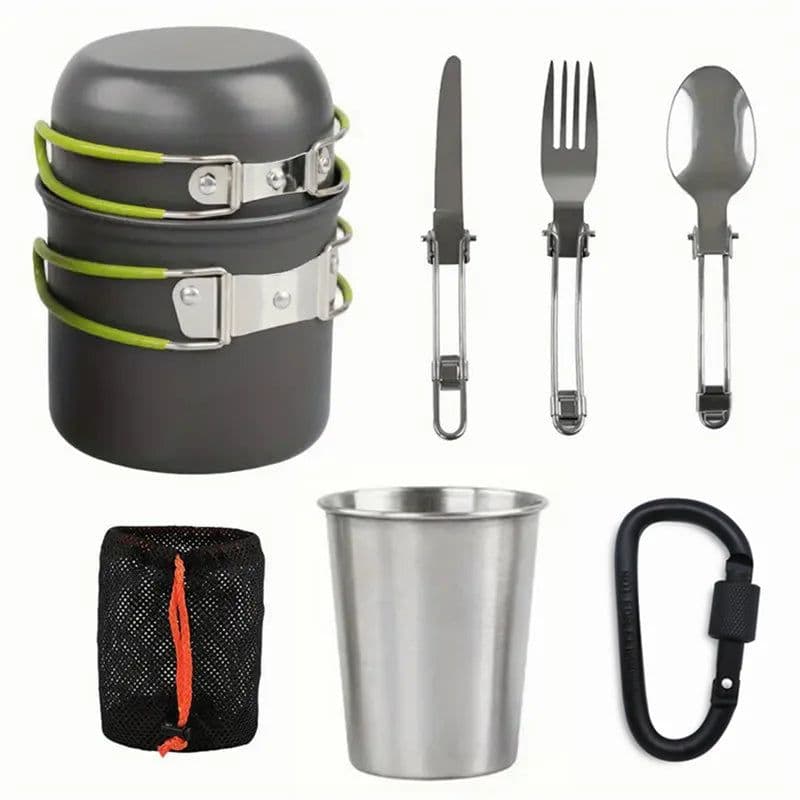 image-Yihe URP123 Metal Camping Cookware Set 1-2L