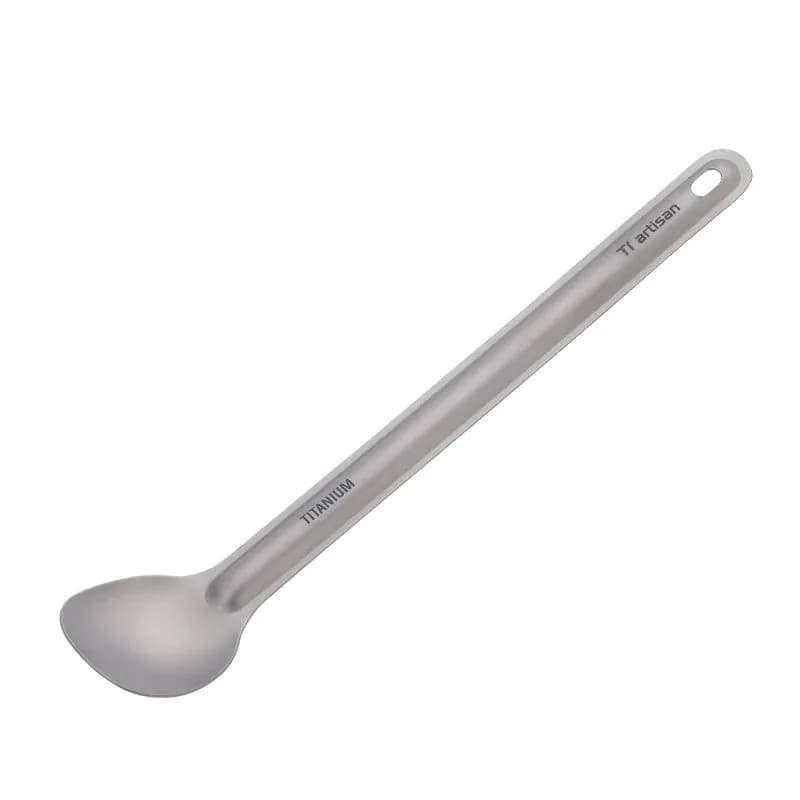 image-NH Titanium Long Handle Spoon Fork Set