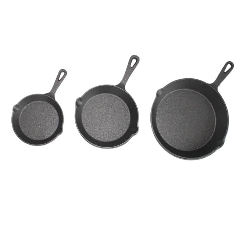 image-Mochoo Cast Iron Skillet 24cm XG72-3