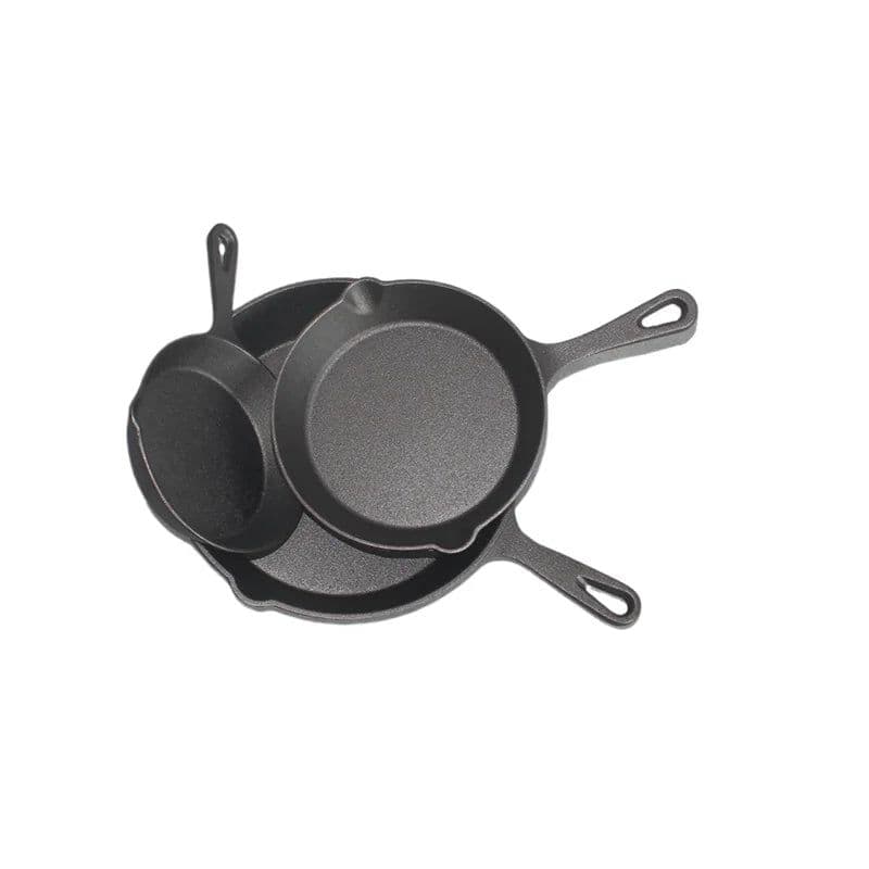 image-Mochoo Cast Iron Skillet 24cm XG72-3