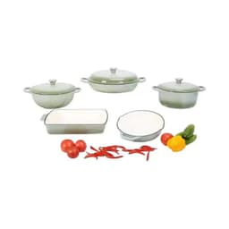 image-Cast Iron Enamel Cookware Set 5-Piece FCA0163