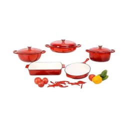 image-Cast Iron Enamel Cookware Set 5-Piece FCA0163
