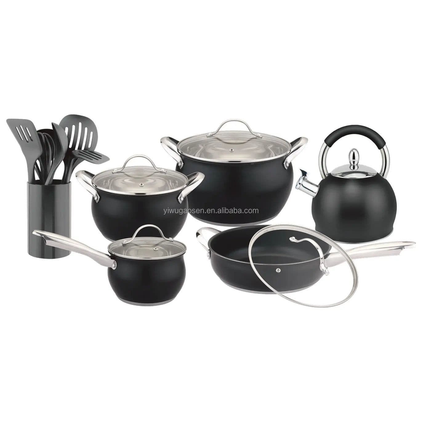 image-HausRoland HR126-1 Stainless Steel Cookware Set