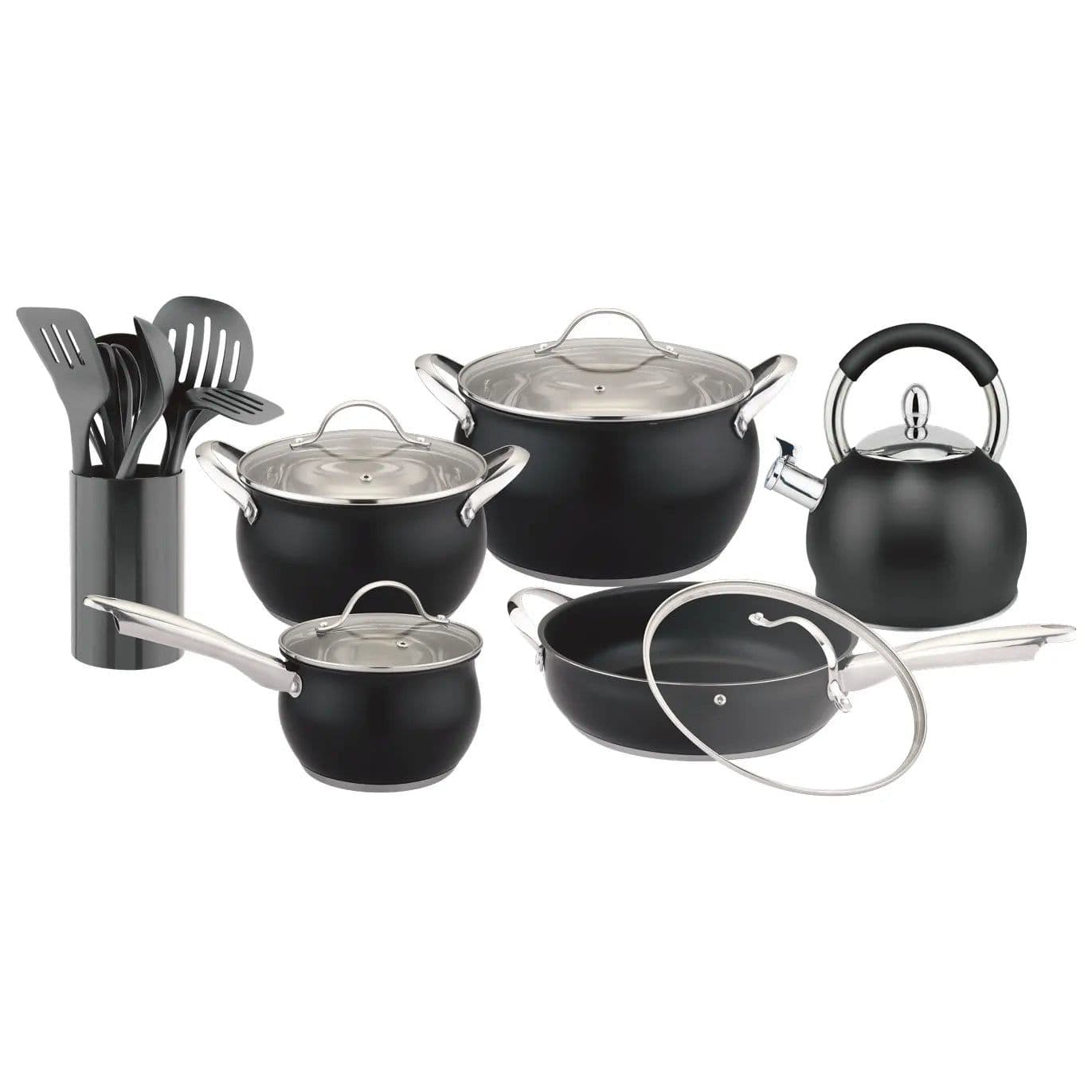 image-HausRoland HR126-1 Stainless Steel Cookware Set