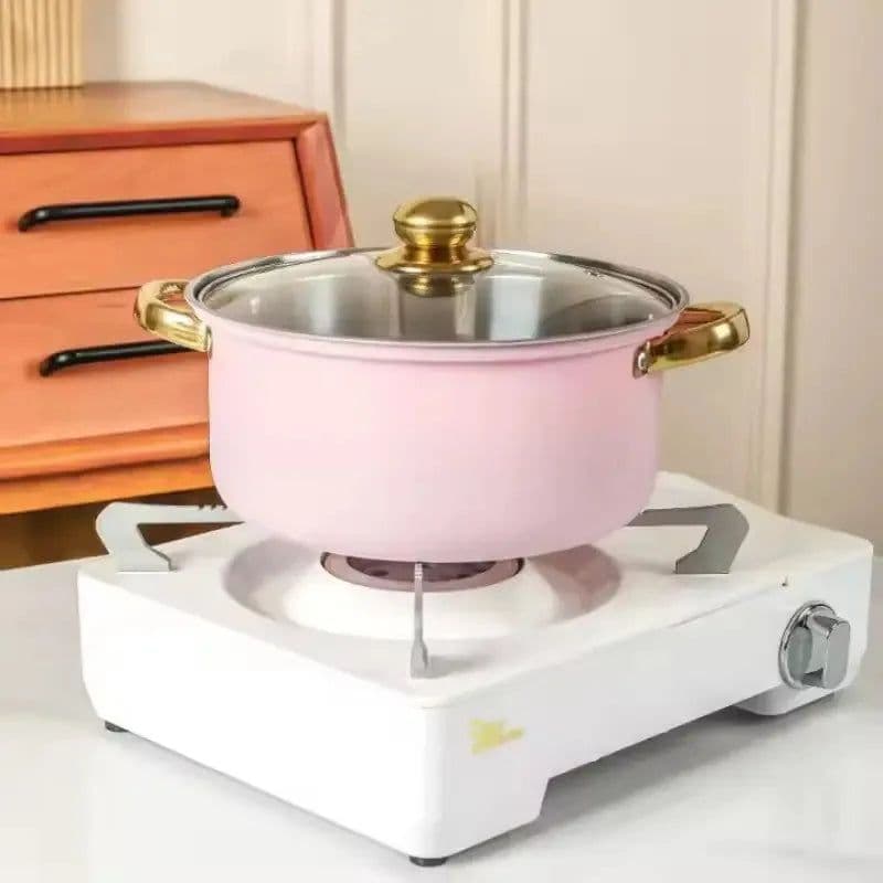 image-Belief 10pcs Stainless Steel Cookware Set QT986