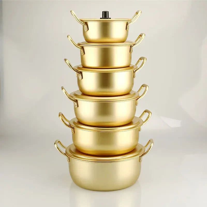 image-Mingsheng 16cm Aluminum Stockpot With Lid
