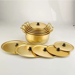 image-Mingsheng 16cm Aluminum Stockpot With Lid