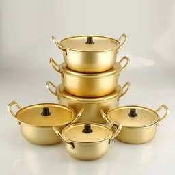 image-Mingsheng 16cm Aluminum Stockpot With Lid