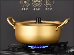 image-Mingsheng 16cm Aluminum Stockpot With Lid