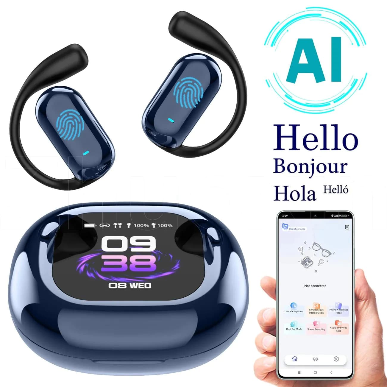 image-YYK-Q16s Pro AI Translation Earbuds