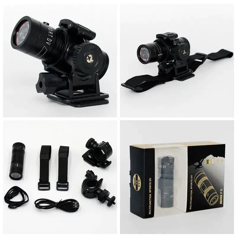 image-HLVISUS F9 1080P Sports Camera with 120° Wide Angle