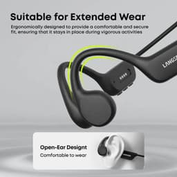 image-Langsdom BE17 IPX8 Swimming Bone Conduction Headphones