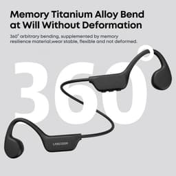 image-Langsdom BE17 IPX8 Swimming Bone Conduction Headphones