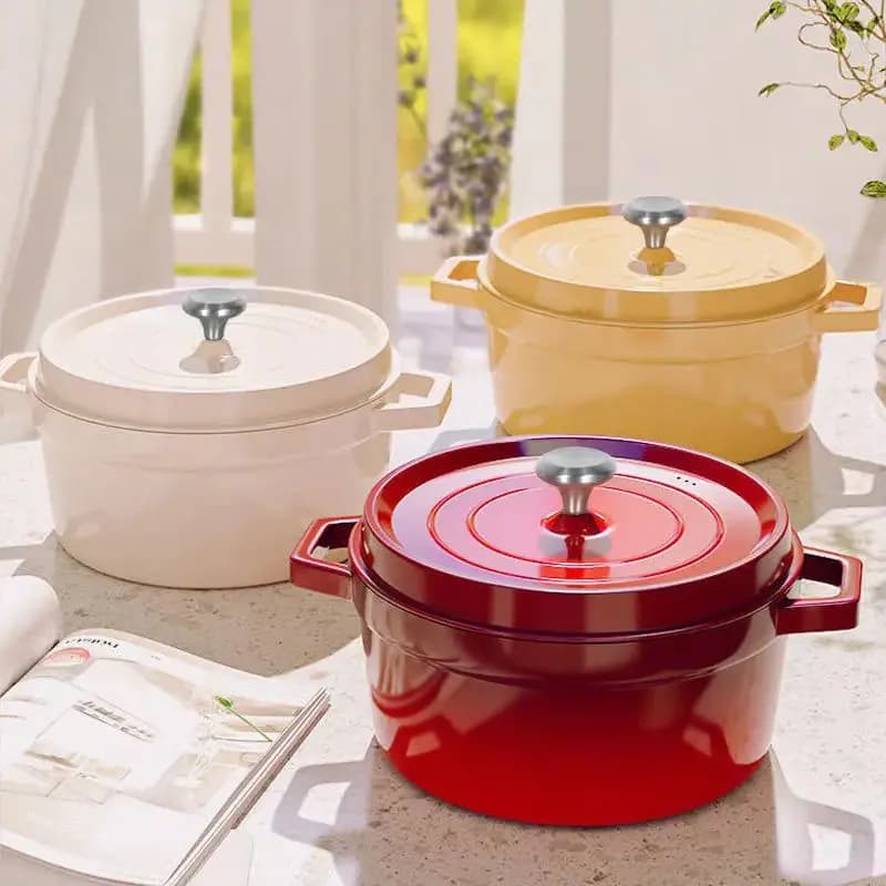 image-Yusicheng Nonstick Soup Pot 5qt DOC225