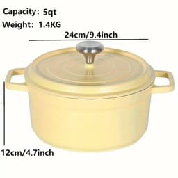 image-Yusicheng Nonstick Soup Pot 5qt DOC225