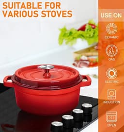 image-Yusicheng Nonstick Soup Pot 5qt DOC225
