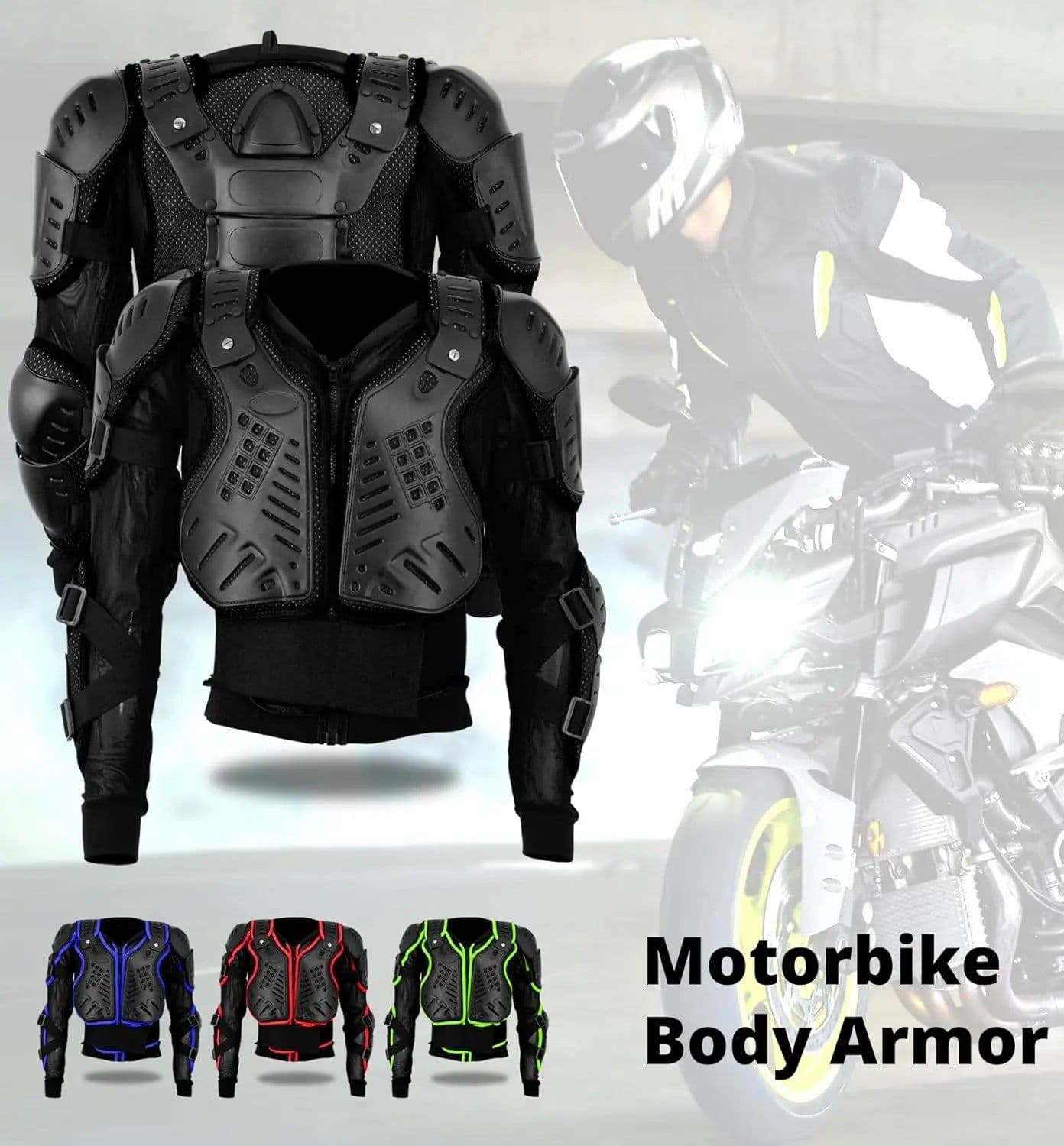 image-SMR Motorcycle Jacket with Chest Protection BA-001