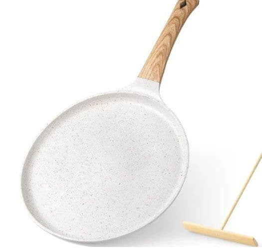 image-Medical Stone Frying Pan Steak Pot Household Egg Cakes Pancake Pan Non-Stick Pan Pizza Plate Aluminum Pot Cookware