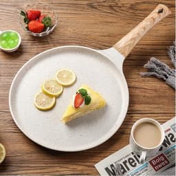 image-Medical Stone Frying Pan Steak Pot Household Egg Cakes Pancake Pan Non-Stick Pan Pizza Plate Aluminum Pot Cookware