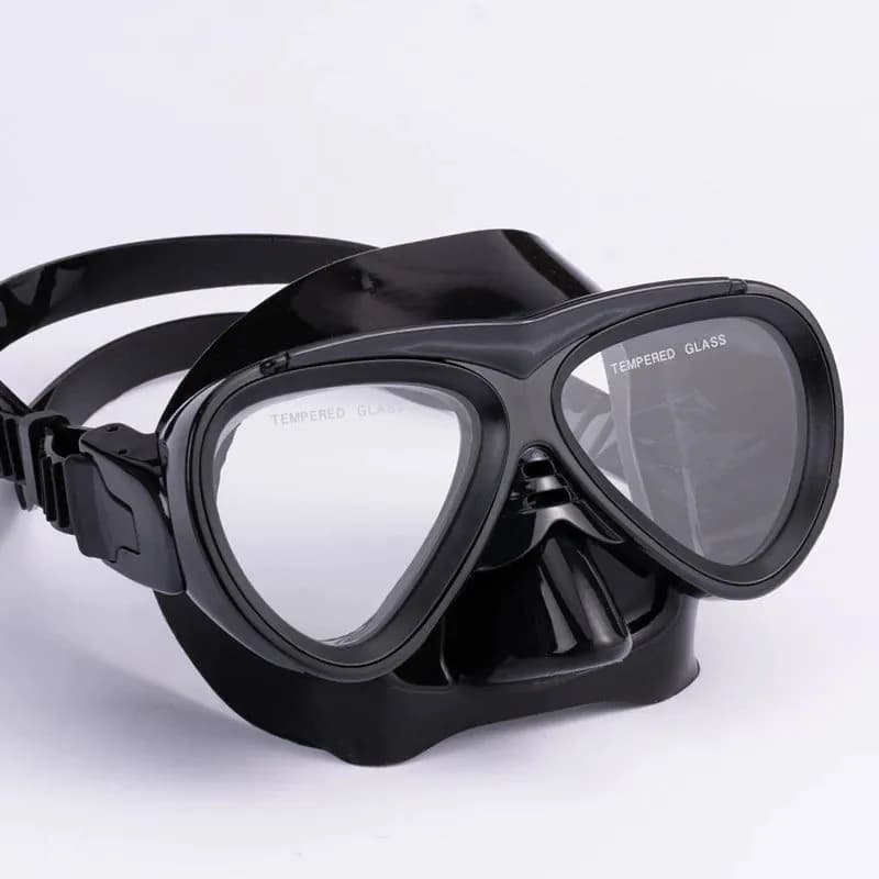 image-High Quality Professional Swimming Goggles Large Frame Translucent Diving Mask OEM Hot Sale Water Sports Equipment