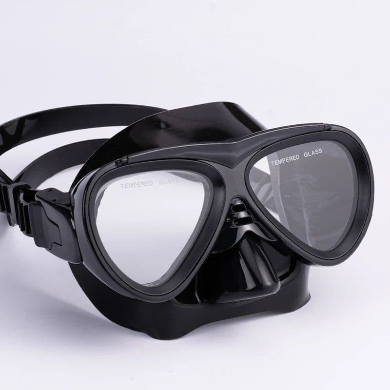 image-High Quality Professional Swimming Goggles Large Frame Translucent Diving Mask OEM Hot Sale Water Sports Equipment