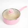 image-Aluminum Saucepan Non-stick Coating Marble Induction Base Fry Pan Milk Pots Pans Cooking Pot Kitchen Cookware