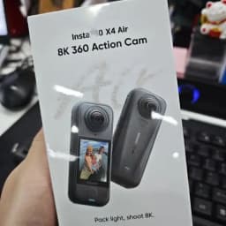 image-Hot Insta 360 X4 Air 8K HD Cmos Action Camera Standard Bundle Vlog Video Sport Camera Waterproof