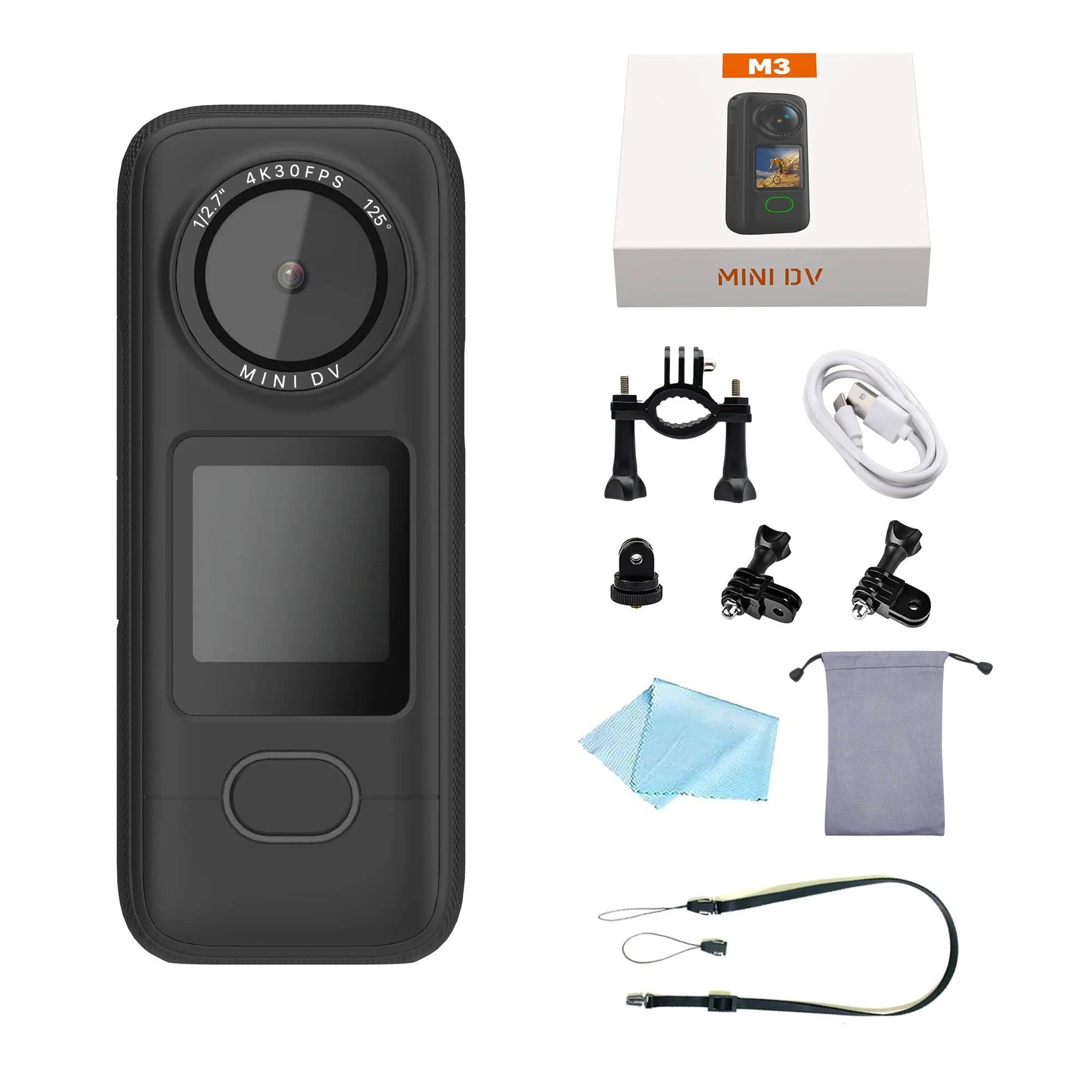 image-Single Lens Action Camera Designed for Outdoor Sports Travel and Daily Adventure Filming