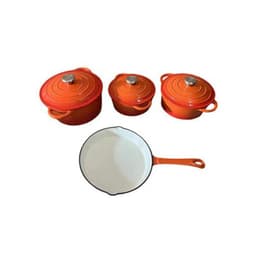 image-Beyond Cast Iron Cookware Manufacture 7 Pcs Classic Enamel Cast Iron Pots and Pans Set