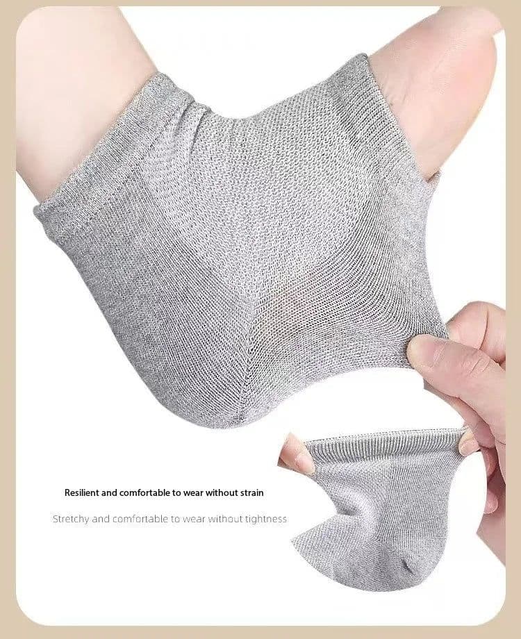 image-OEM HC001 Men Women Sports Heel Cover Non-slip SEBS Semi-pad Bionic Thickening Height Cushion Sock Sleeve