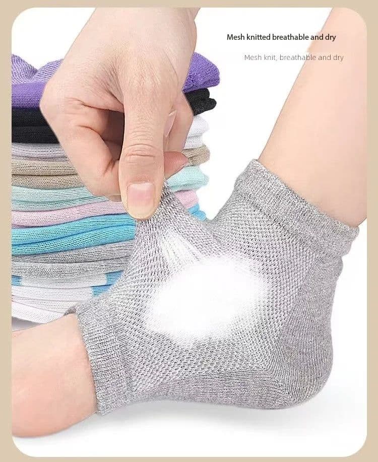 image-OEM HC001 Men Women Sports Heel Cover Non-slip SEBS Semi-pad Bionic Thickening Height Cushion Sock Sleeve