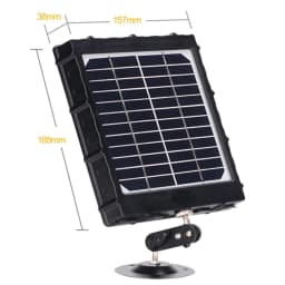 image-IP66 Waterproof Solar Panel Power Bank With Battery 8000Mah for Security Hunting Trail Camera 6V 9V 12V Solar Power Supply Kit