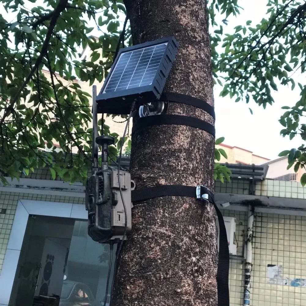 image-IP66 Waterproof Solar Panel Power Bank With Battery 8000Mah for Security Hunting Trail Camera 6V 9V 12V Solar Power Supply Kit