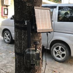 image-IP66 Waterproof Solar Panel Power Bank With Battery 8000Mah for Security Hunting Trail Camera 6V 9V 12V Solar Power Supply Kit