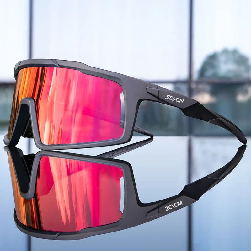 image-New SCVCN SC-X31 Polarized UV Protection Sports Sunglasses for Men & Women Road Cycling Mountain Bike Riding Protection Eyewear