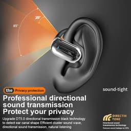 image-Top Hot Sale Q16S OWS Open Ear Headphones Touch Control Digital Display Long Life Ear Hook Earphones Wireless Earbuds for Sports