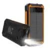 image-2025 Best Selling Fast Charging Waterproof Solar Power Bank 30000mAh 10W Wireless Charge Battery Watt LED DisplayFlashlights