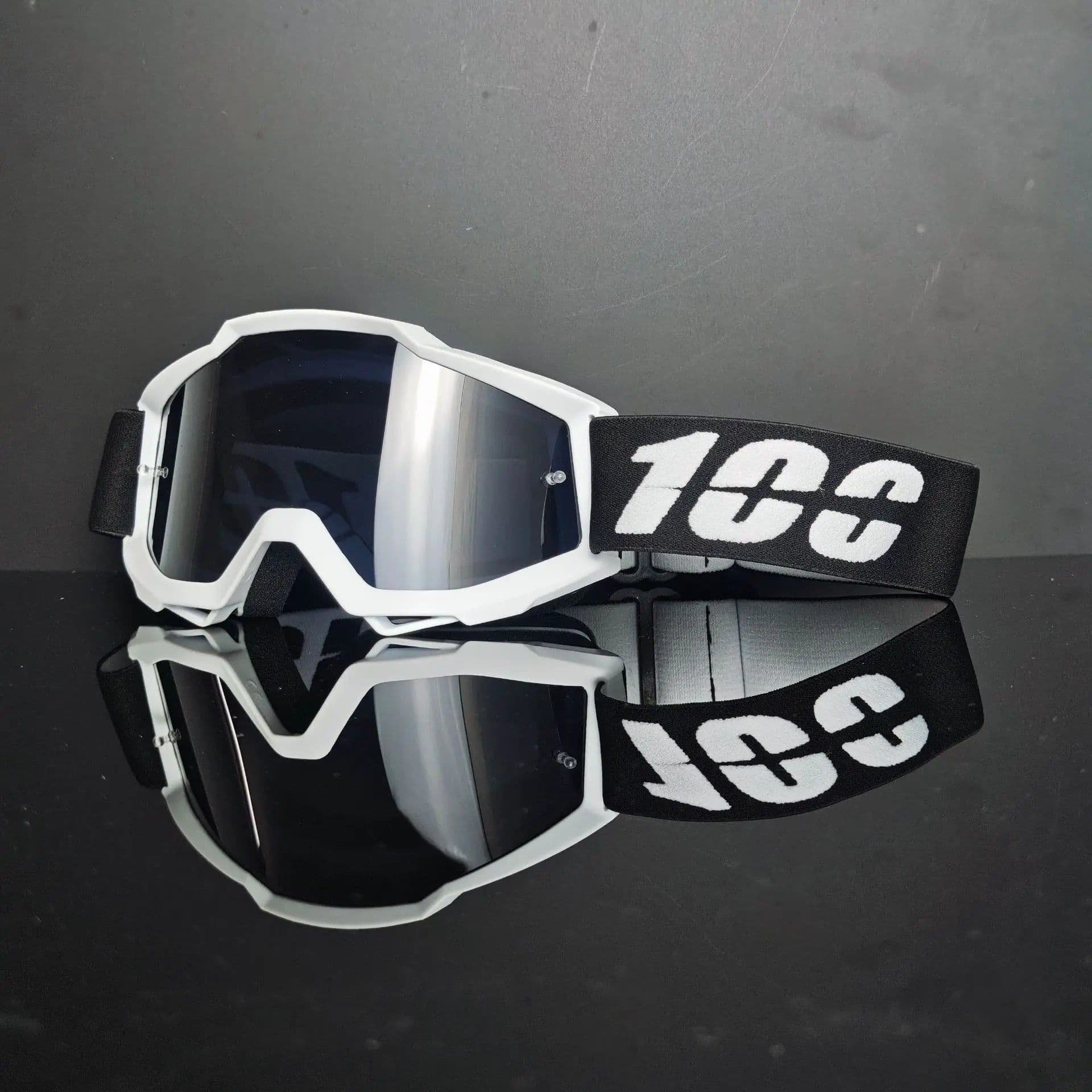 image-Factory Cross Border MX Motorcycle Helmet Goggles with Interchangeable Glasses Full Framework for Riding and Outdoor Sports