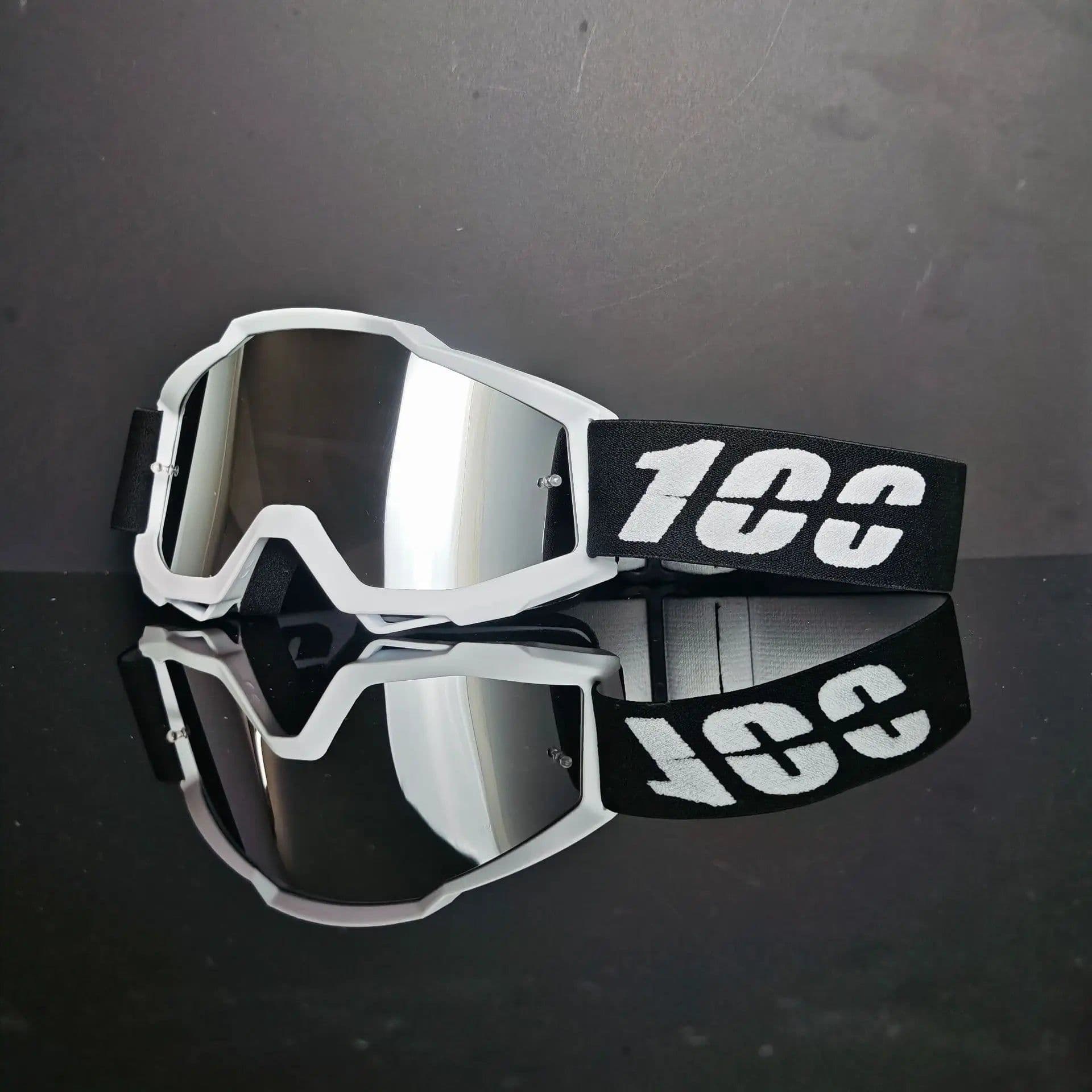 image-Factory Cross Border MX Motorcycle Helmet Goggles with Interchangeable Glasses Full Framework for Riding and Outdoor Sports