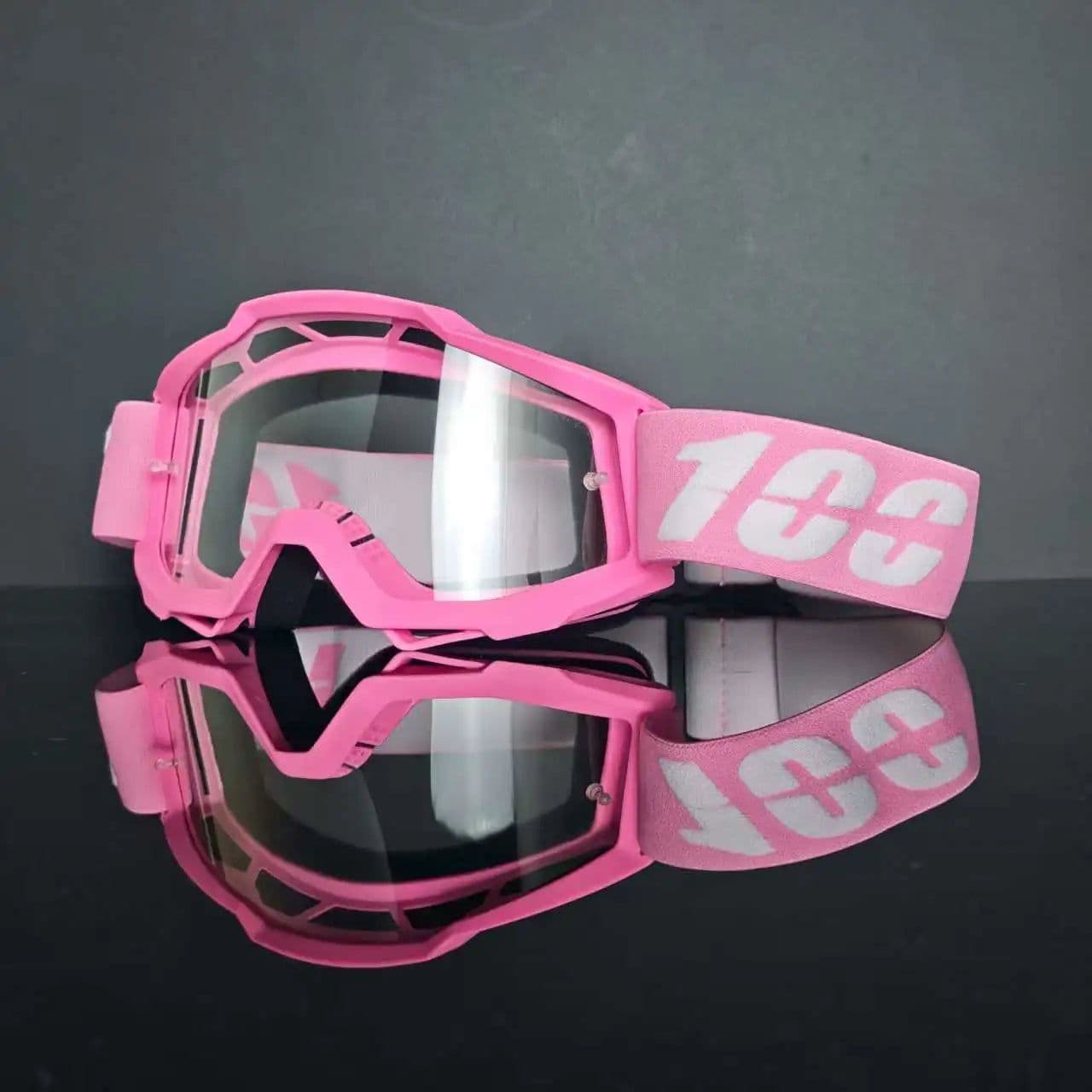 image-Factory Cross Border MX Motorcycle Helmet Goggles with Interchangeable Glasses Full Framework for Riding and Outdoor Sports