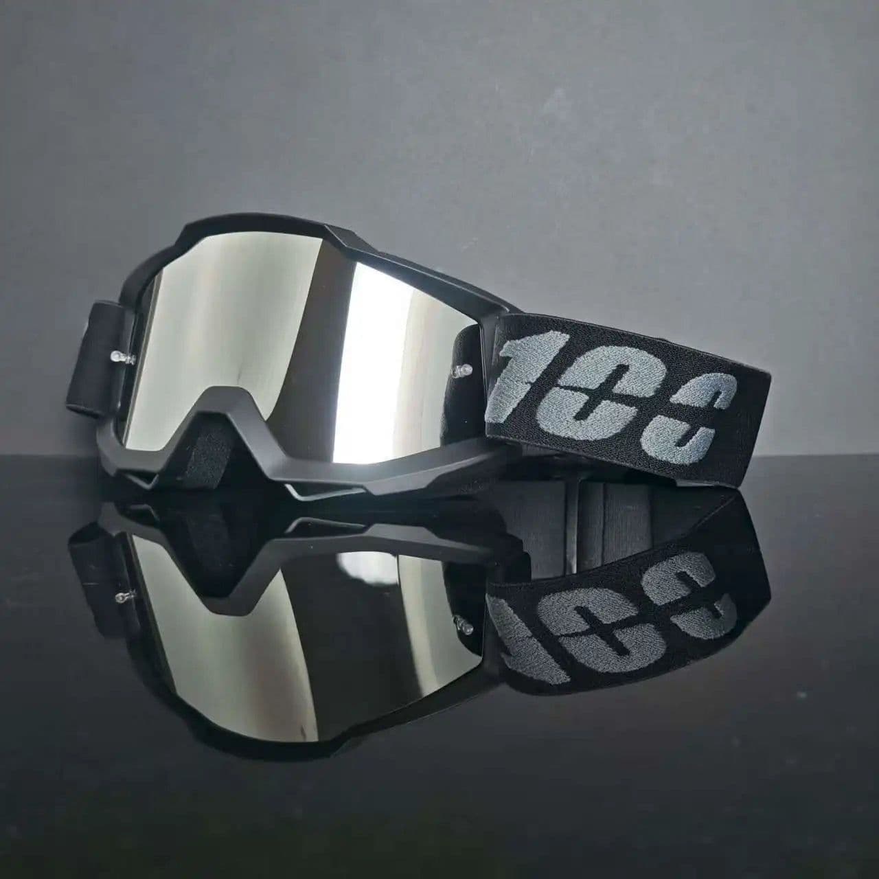 image-Factory Cross Border MX Motorcycle Helmet Goggles with Interchangeable Glasses Full Framework for Riding and Outdoor Sports