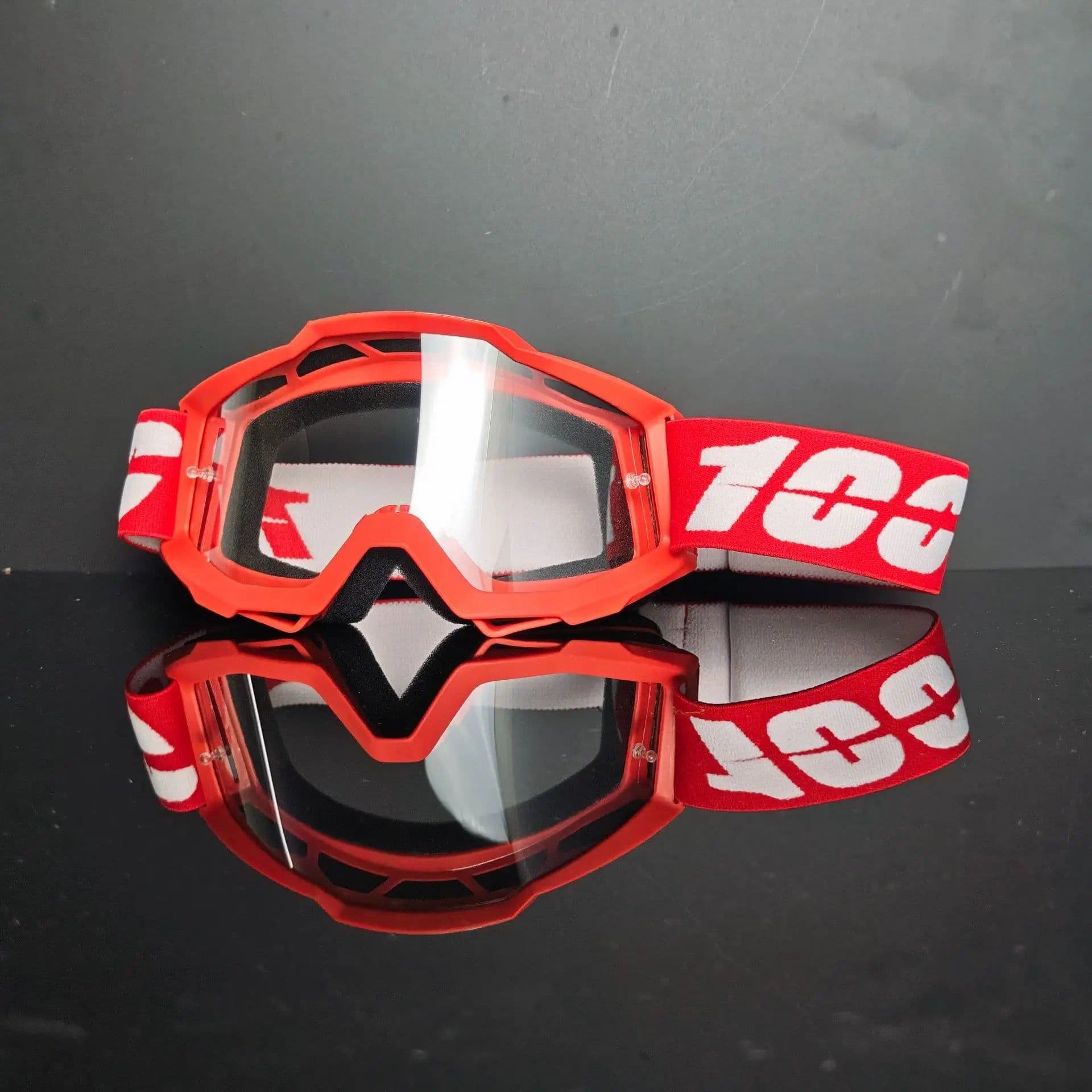 image-Factory Cross Border MX Motorcycle Helmet Goggles with Interchangeable Glasses Full Framework for Riding and Outdoor Sports
