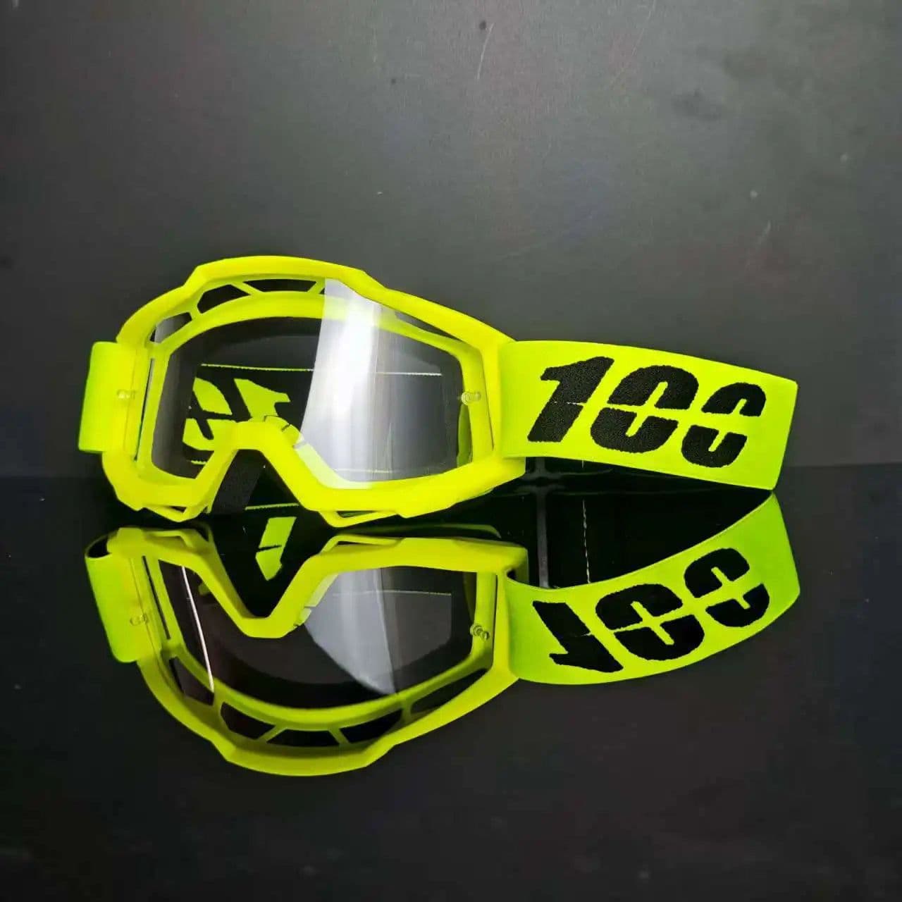 image-Factory Cross Border MX Motorcycle Helmet Goggles with Interchangeable Glasses Full Framework for Riding and Outdoor Sports